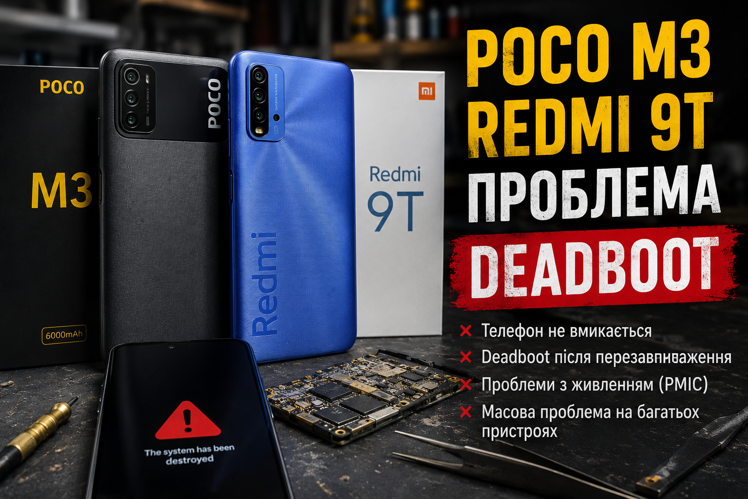 POCO M3 та Redmi 9T — смартфони, які боялись вимикати