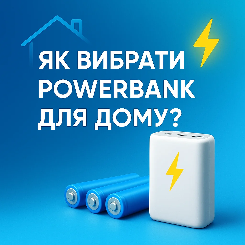 Як вибрати PowerBank для дому: що варто знати перед покупкою