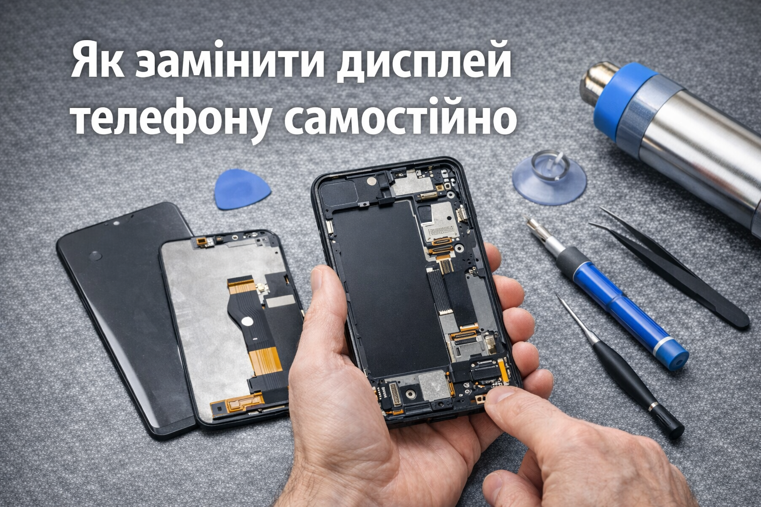 Як самостійно замінити дисплей смартфона: покрокова інструкція без помилок