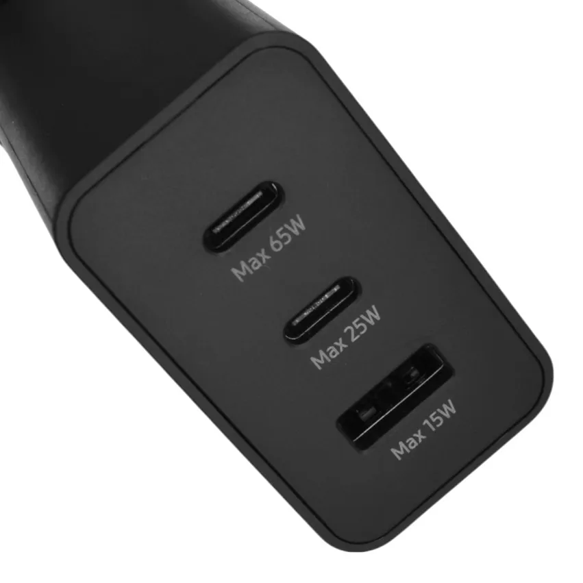 Зарядний пристрій Samsung EP-T6530 65W 5A USB-A+2USB-C (Original China)