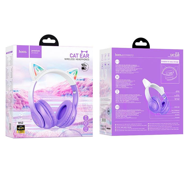 навушники Bluetooth Hoco W42 Cat