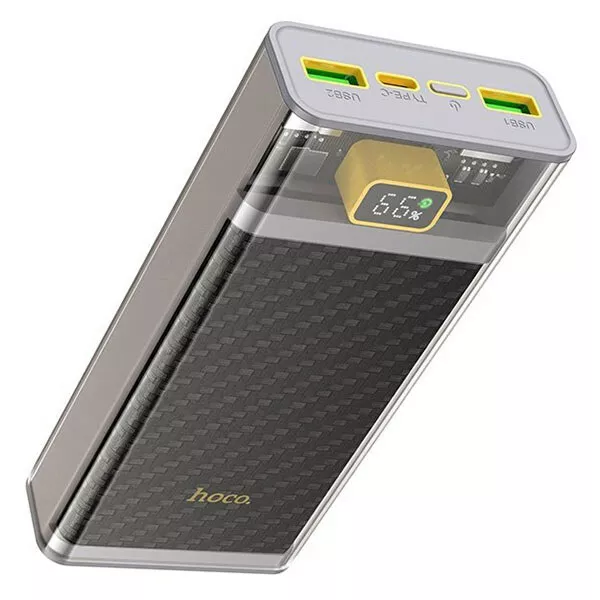 Зовнішній акумулятор (Power Bank) Hoco J103A 22.5W LCD Type-C+2USB (20000 mAh)
