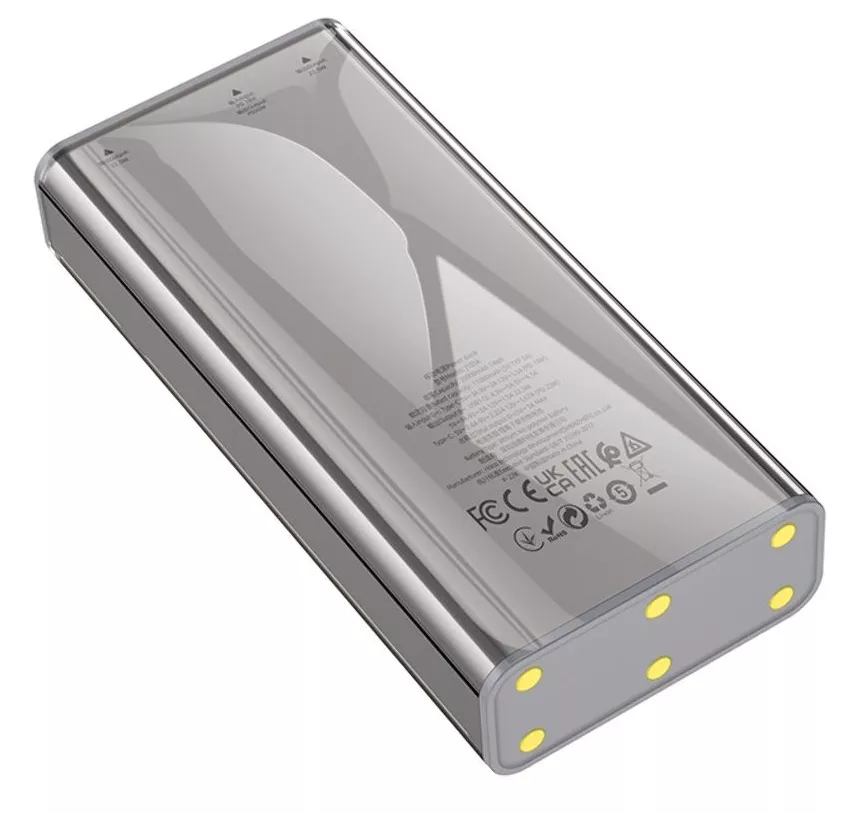 Зовнішній акумулятор (Power Bank) Hoco J103A 22.5W LCD Type-C+2USB (20000 mAh)