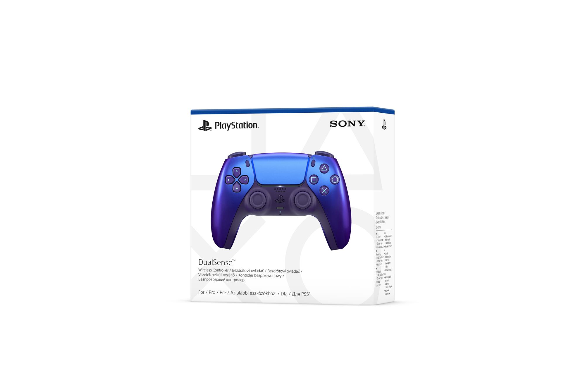 Геймпад бездротовий Sony PlayStation 5 DualSense Chrome Indigo (1000050597)
