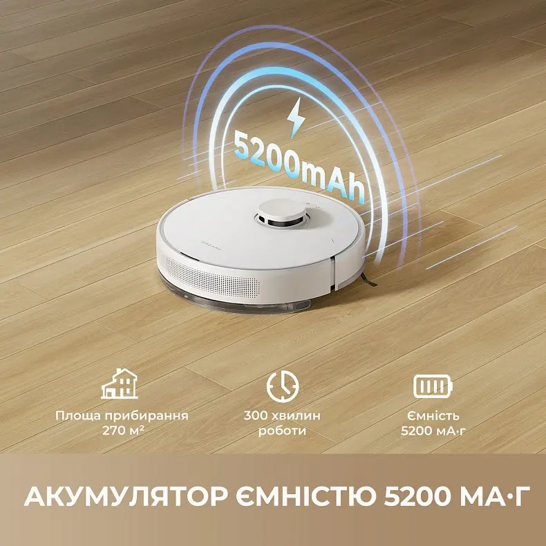 Робот-пилосос Dreame F10 White (RLF11SA)